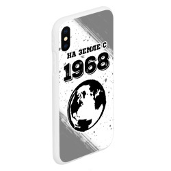 Чехол для iPhone XS Max матовый На Земле с 1968: краска на светлом - фото 2