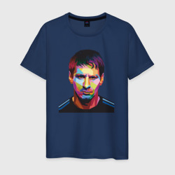 Face Messi – Мужская футболка хлопок с принтом купить со скидкой в -20%