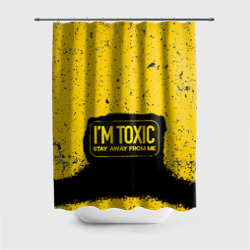 Штора 3D для ванной Toxic