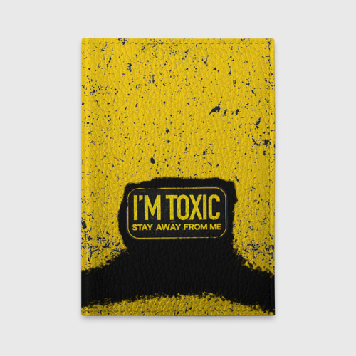 Обложка для автодокументов Toxic, цвет черный