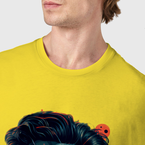 Мужская футболка хлопок 1984 Джордж Оруэлл, цвет желтый - фото 6