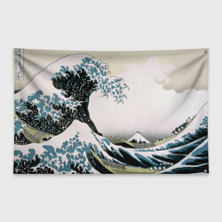 Флаг-баннер Гигантская волна в Японии