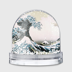 Игрушка Снежный шар Гигантская волна в Японии