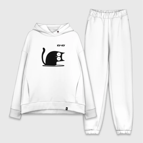 Женский костюм хлопок Oversize Куку Cat