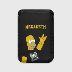 Картхолдер Magsafe магнитный Megadeth Гомер Симпсон рокер
