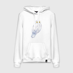 Женская толстовка хлопок Белая полярная сова