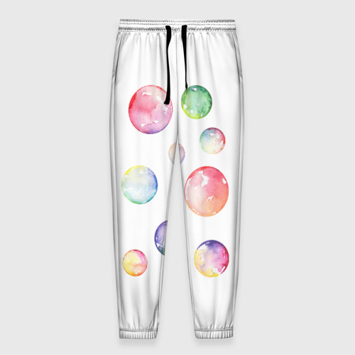 Мужские брюки 3D Мыльные пузыри, цвет 3D печать