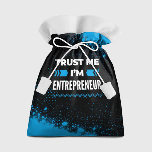 Подарочный 3D мешок Trust me I'm entrepreneur Dark