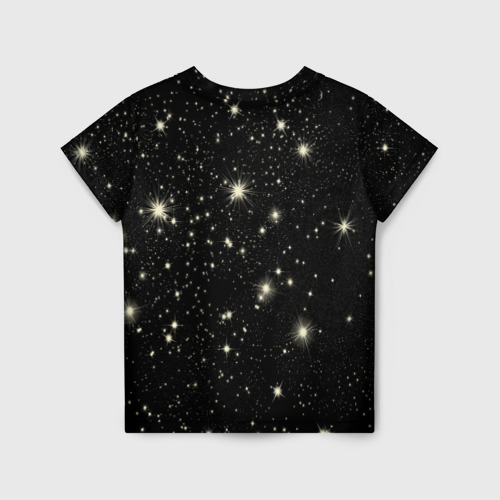 Детская футболка 3D Знак Рыбы на звездном небе, цвет 3D печать - фото 2