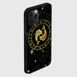 Чехол для iPhone 12 Pro Max Знак Рыбы на звездном небе - фото 2