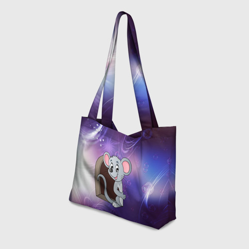 Пляжная сумка 3D Мышонок в космосе - фото 3