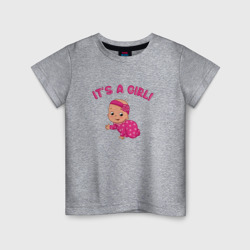Детская футболка хлопок Это девочка!