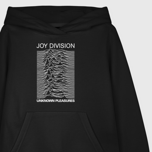 Детская толстовка хлопок с принтом Joy Division, фото на моделе #1