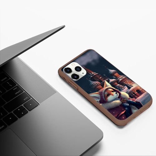 Чехол для iPhone 11 Pro матовый с принтом Лиса на Красной площади, фото #5