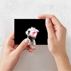 Поздравительная открытка Верблюд жует жвачку - фото 2
