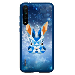 Синий абстрактный  кролик – Чехол для Xiaomi Redmi Mi A3 с принтом купить