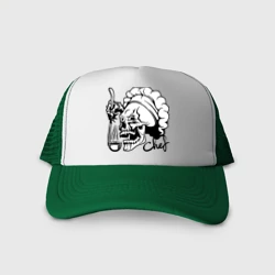 Кепка тракер с сеткой Chef skull