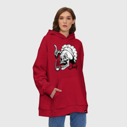 Худи SuperOversize хлопок Chef skull - фото 2