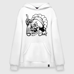 Худи SuperOversize хлопок Chef skull