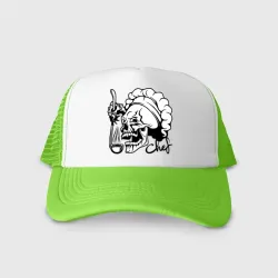 Кепка тракер с сеткой Chef skull