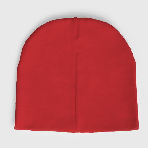 Женская шапка демисезонная Рука Бога, цвет красный - фото 2