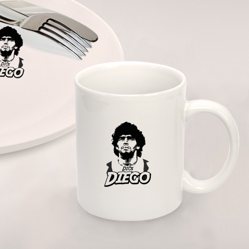 Набор: тарелка + кружка Dios Diego - фото 2