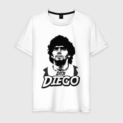 Dios Diego – Мужская футболка хлопок с принтом купить со скидкой в -20%