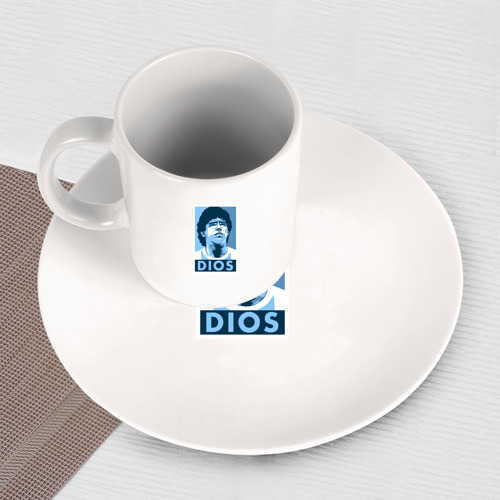 Набор: тарелка + кружка Dios Maradona - фото 3