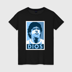 Женская футболка хлопок Dios Maradona