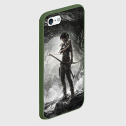 Чехол для iPhone 5/5S матовый Лара Крофт - фото 2