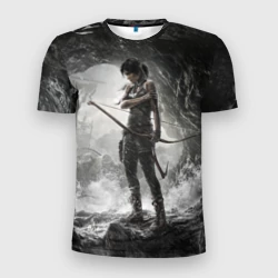 Мужская футболка 3D Slim Лара Крофт