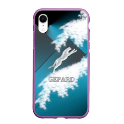 Гепард снежный – Чехол для iPhone XR матовый с принтом купить