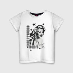 Детская футболка хлопок Голливудская дива Мэрилин
