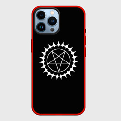 Чехол для iPhone 14 Pro Max Тёмный дворецкий - знак демона
