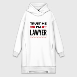 Платье-худи хлопок Trust me - I'm lawyer