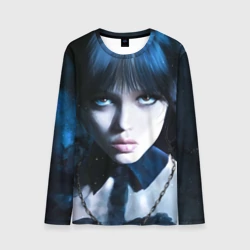 Мужской лонгслив 3D Уэнсдэй: дочь Аддамсов