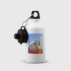 Бутылка спортивная Юрий Гагарин на космодроме - фото 2