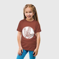Детская футболка хлопок Стар трек - Живи долго и процветай - фото 2