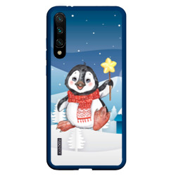 Новогодний пингвин – Чехол для Xiaomi Redmi Mi A3 с принтом купить