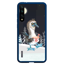 новогодняя  птица – Чехол для Xiaomi Redmi Mi A3 с принтом купить
