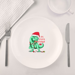 Набор: тарелка + кружка Raawr dinosaur - фото 2