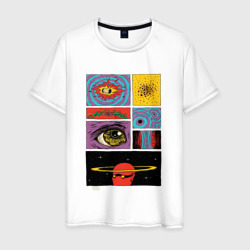 Mind-blowing space art – Мужская футболка хлопок с принтом купить со скидкой в -20%
