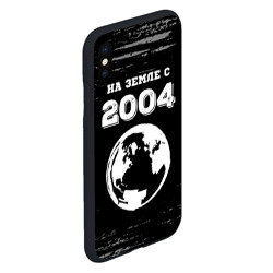 Чехол для iPhone XS Max матовый На Земле с 2004: краска на темном - фото 2