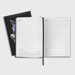 Ежедневник Киберпанк собака с книгой - фото 2