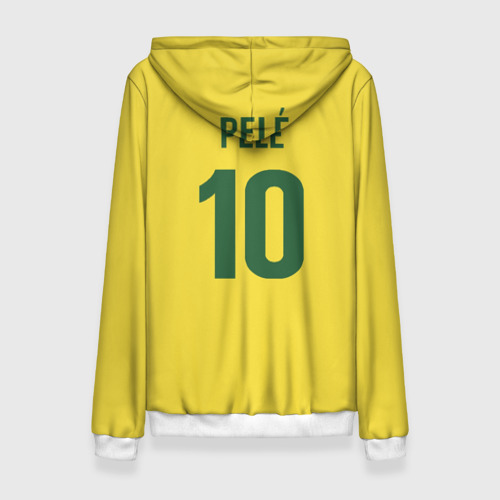 Женская толстовка 3D Бразильский футболист Пеле 10, цвет 3D печать - фото 2