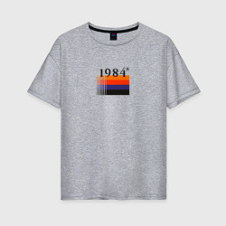 Женская футболка хлопок Oversize Винтажная мода 1984 года