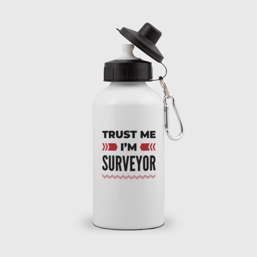 Бутылка спортивная Trust me - I'm surveyor