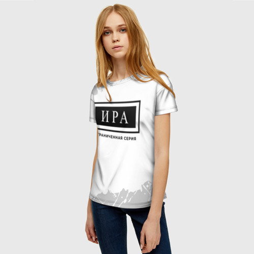Женская футболка 3D с принтом Ира: ограниченная серия, фото на моделе #1