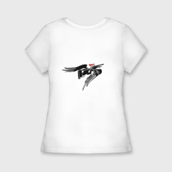 Женская футболка хлопок Slim CS:GO - Graffiti AWP - 4 on Mirage