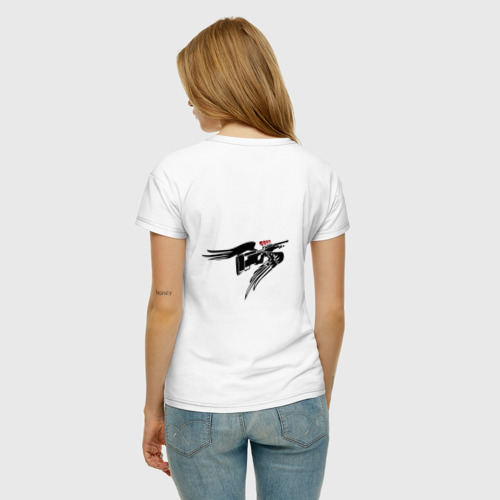 Женская футболка хлопок CS:GO - Graffiti AWP - 4 on Mirage, цвет белый - фото 4